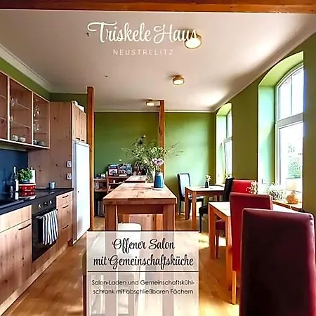 Triskele Haus - Oekologisches Gaestehaus Der Heilstaette Strelitz فندق نوستريليتز